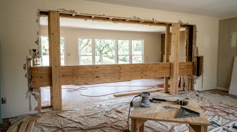 Beam Replacement & Load-Bearing Wall Removal Montgomery